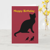 Carte d'anniversaire amusante (Fleur jaune)