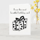 Carte d'anniversaire amusante (Fleur jaune)