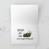 Carte d'anniversaire amusante (Intérieur)