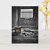 Carte d'anniversaire amusante (Fleur jaune)