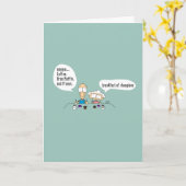 Carte d'anniversaire amusante - 005 (Fleur jaune)