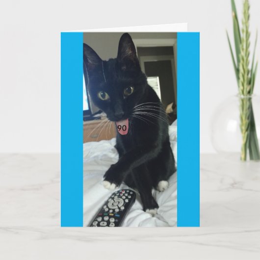 Carte d'anniversaire amusante 90ème (Devant)