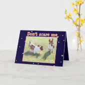 Carte d'anniversaire amusante avec Cute Basset Hou (Fleur jaune)