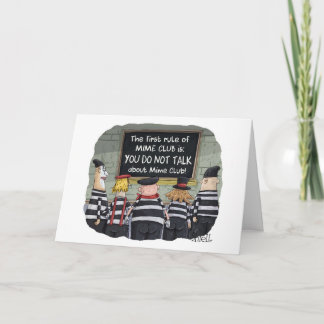 Carte d'anniversaire amusante avec mines