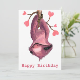 Carte d'anniversaire amusante avec parcelle jouée