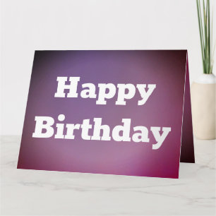 Carte d'anniversaire amusante avec texte personnal