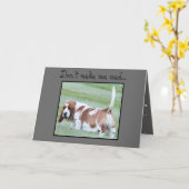 Carte d'anniversaire amusante avec une jolie coque (Fleur jaune)