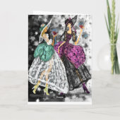 Carte d'anniversaire amusante Dames Boire du vin - (Dos)