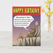 Carte d'anniversaire amusante : Jour d'achèvement (Fleur jaune)