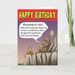 Carte d'anniversaire amusante : Jour d'achèvement