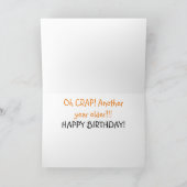 Carte d'anniversaire amusante - Kitty Business Man (Intérieur)