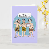 Carte d'anniversaire amusante "Over the Hill" (Fleur jaune)