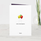 Carte d'anniversaire amusante pour adultes (Dos)