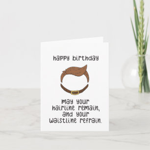 Carte d'anniversaire amusante pour les gars Cart