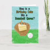 Carte d'anniversaire amusante pour les joueurs de  (Devant)