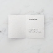 Carte d'anniversaire amusante, téléphone & toilett (Intérieur)