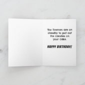 Carte d'anniversaire amusante Vieillir (Intérieur)