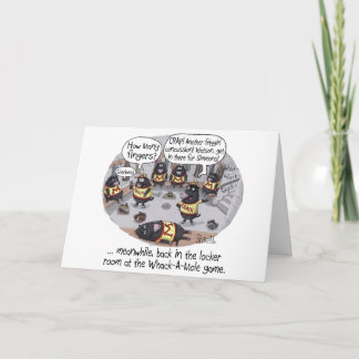 Carte d'anniversaire amusante - Whack-a-Mole