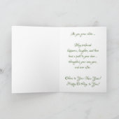 Carte d'anniversaire "Andy's Market Treehouse" (Intérieur)