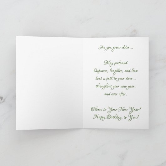 Carte d'anniversaire "Andy's Market Treehouse" (Intérieur)