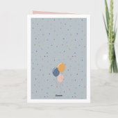 Carte d'anniversaire animal Penguin Confetti (Dos)