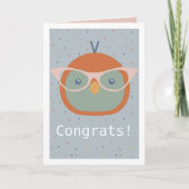 Carte d'anniversaire animal Penguin Confetti (Devant)