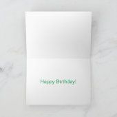 Carte d'anniversaire Animaux de Plage (Intérieur)