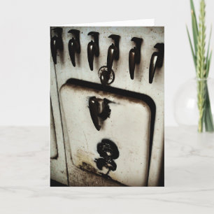 Carte d'anniversaire "Antique Kitchen Stove"