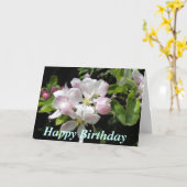 Carte d'anniversaire Apple Blossom (Fleur jaune)