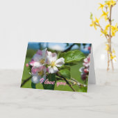 Carte d'anniversaire Apple Blossom (Fleur jaune)