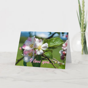 Carte d'anniversaire Apple Blossom