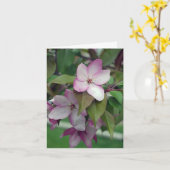 Carte d'anniversaire Apple Blossom (Fleur jaune)