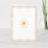 Carte d'anniversaire aquarelle animaux 2 ans (Dos)