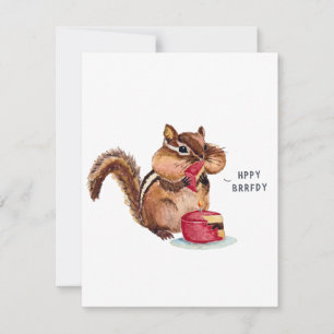 Carte d'anniversaire aquarelle de tamia mignon