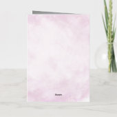 Carte d'anniversaire aquarelle minimaliste pour be (Dos)