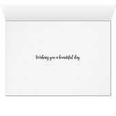 Carte d'anniversaire architecturale à paillettes f (Intérieur Horizontal (Bas))
