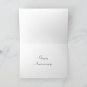 Carte d'anniversaire "Argent" 'Noces d'argent' (Intérieur)