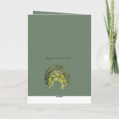 Carte d'anniversaire Art nouveau vintage (Dos)