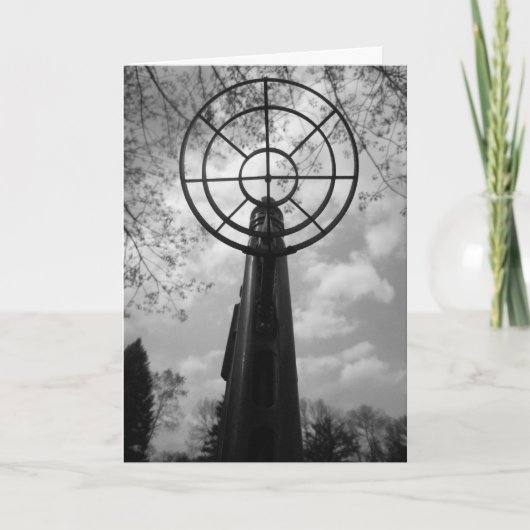 Carte d'anniversaire "Artillerie lourde de la Seco (Devant)