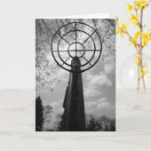 Carte d'anniversaire "Artillerie lourde de la Seco (Fleur jaune)