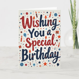 Carte d'anniversaire artisanale