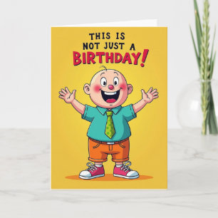 Carte d'anniversaire artistique joyeuse
