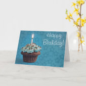 Carte d'anniversaire au chocolat (Fleur jaune)