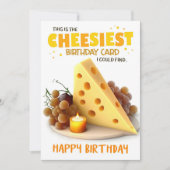Carte d'anniversaire au fromage triangulaire (Devant)