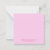 Carte d'anniversaire au gâteau joli illustré | Ros (Dos)