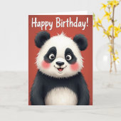 Carte d'anniversaire au sourire doux (Fleur jaune)
