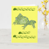 Carte d'anniversaire "Aujourd'hui" (Fleur jaune)