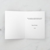 Carte d'anniversaire Aussie Chien A1 (Intérieur)
