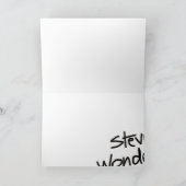 Carte d'anniversaire Autograph (Intérieur)