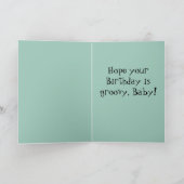 Carte d'anniversaire aux oiseaux super (Intérieur)